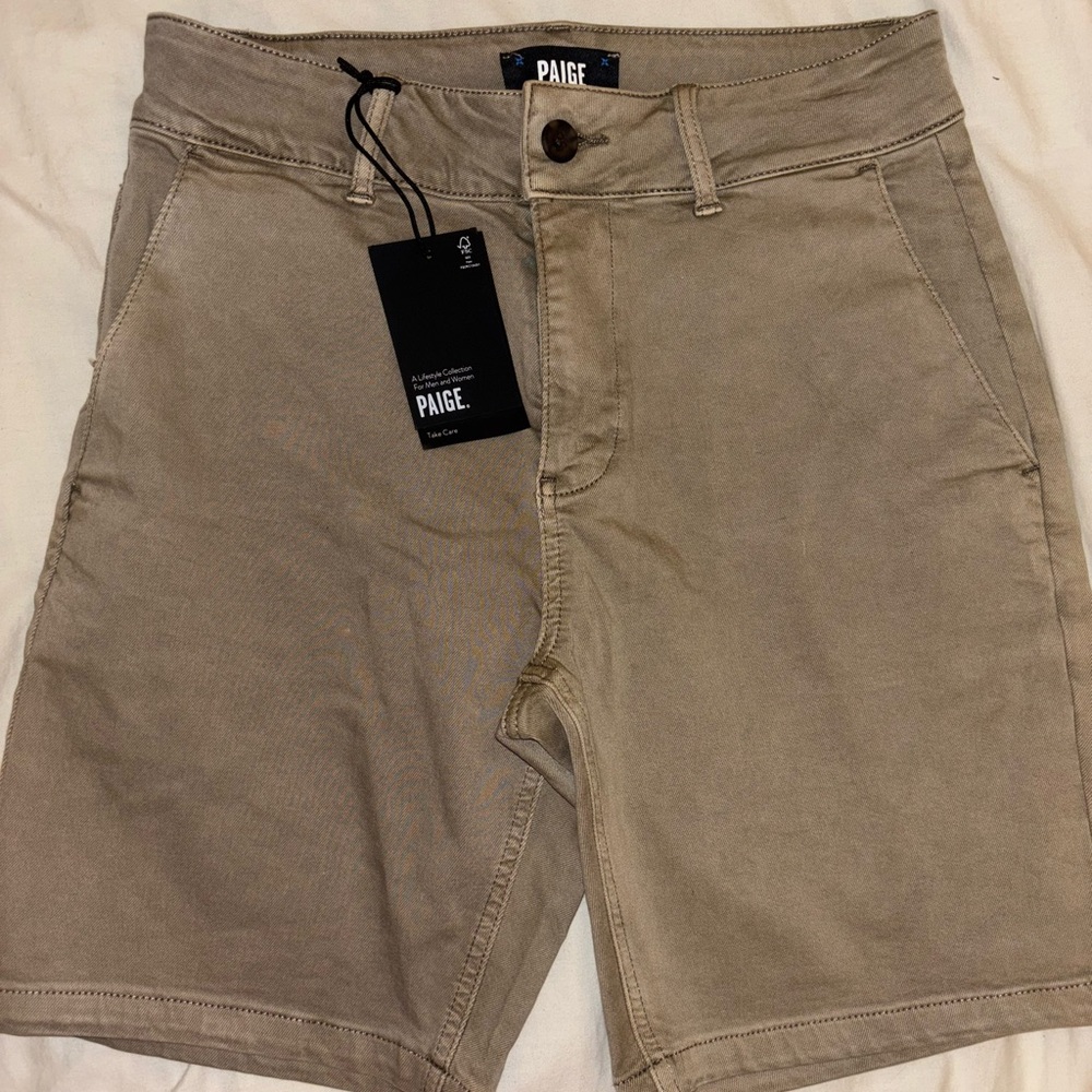 Paige Men's Tan Shorts